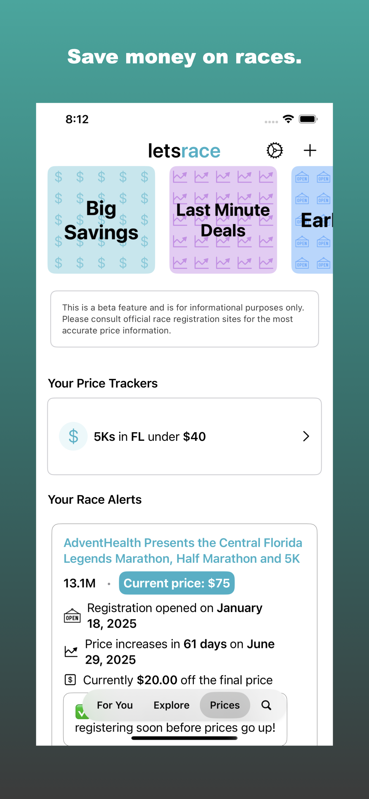 Let's Race App Preview Prices